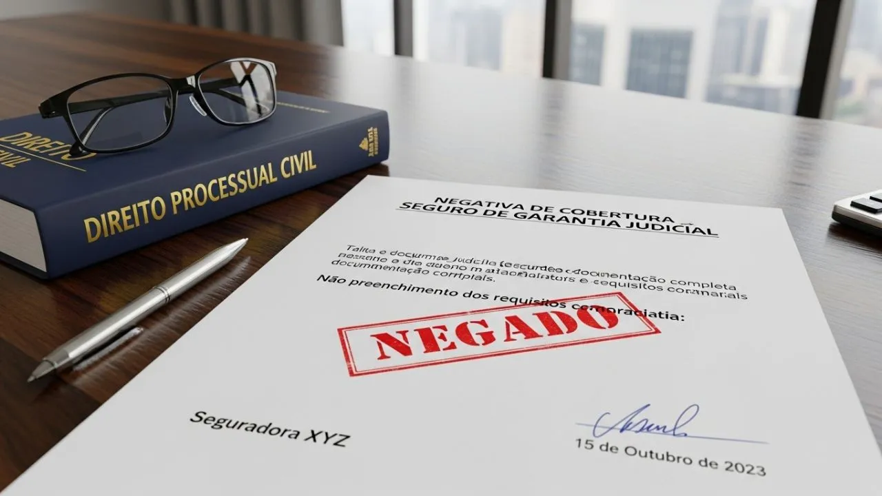 7 situações em que ocorre a recusa do seguro garantia judicial